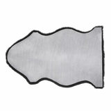 Windward sheepskin rug black 60x95 cm, UK version