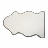 Windward genuine sheepskin rug in grey 60x95cm - British product