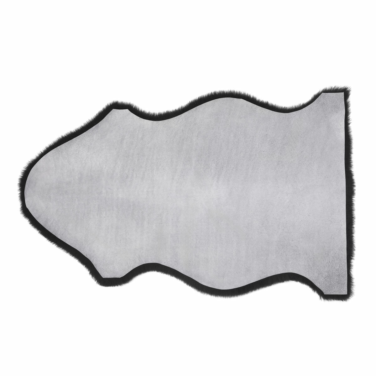 Windward sheepskin rug black 60x95 cm, UK version