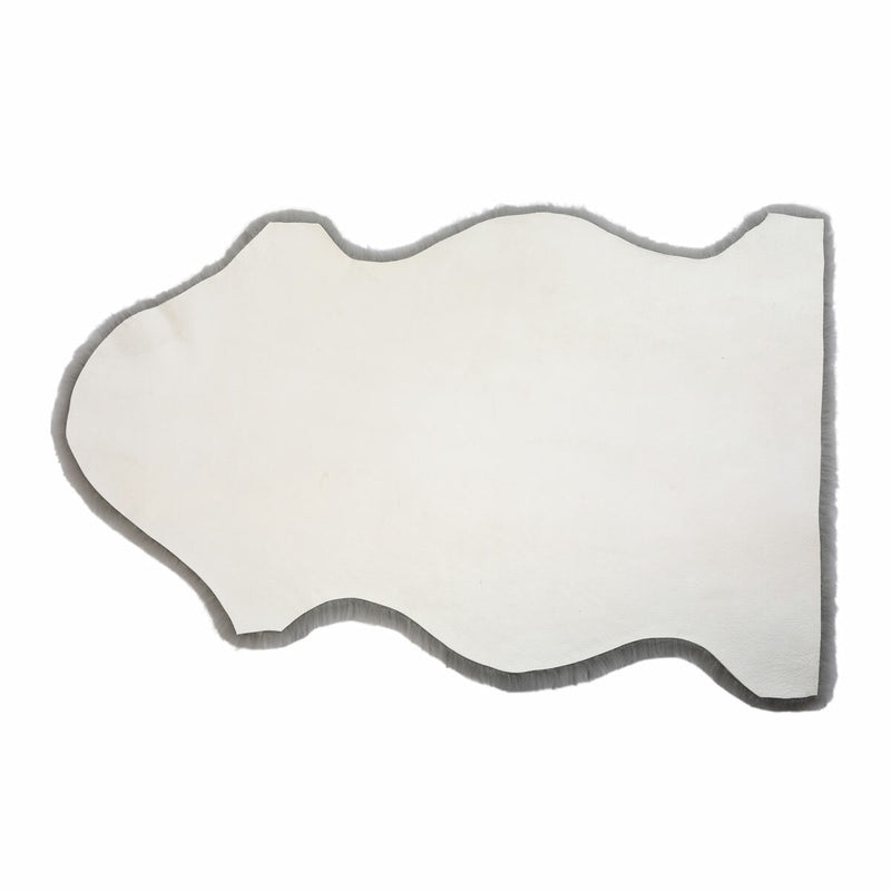 Windward genuine sheepskin rug in grey 60x95cm - British product