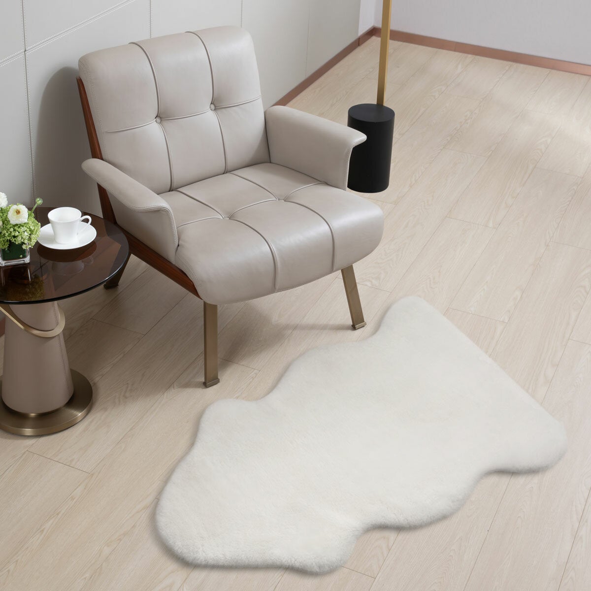 Windward Single Sheepskin Rug - 4 Colours, 60 x 95 cm
