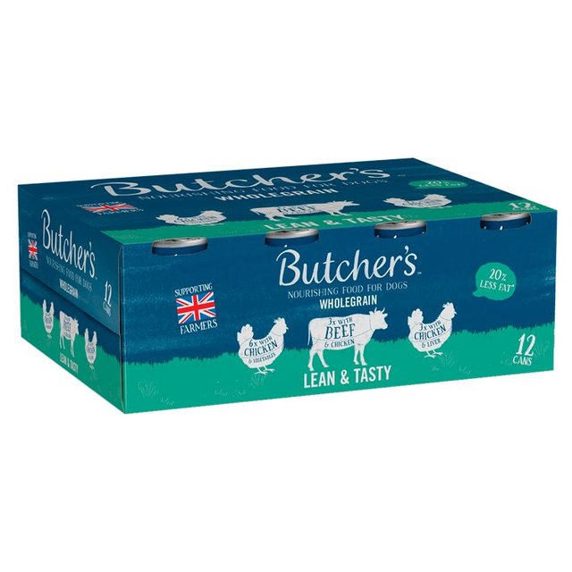 Butcher's Lean & Tasty Low Fat Dog Food Tins   12 x 400g GOODS M&S   