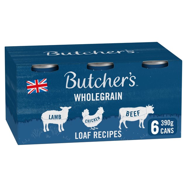 Butcher's Loaf Recipes Dog Food Tins   6 x 390g GOODS M&S   