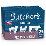 Butcher's Recipes in Jelly Dog Food Tins   24 x 400g GOODS M&S   