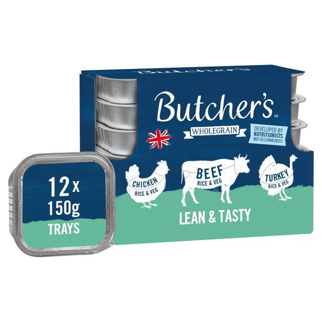 Butcher's Lean & Tasty Low Fat Dog Food Trays   12 x 150g GOODS M&S   