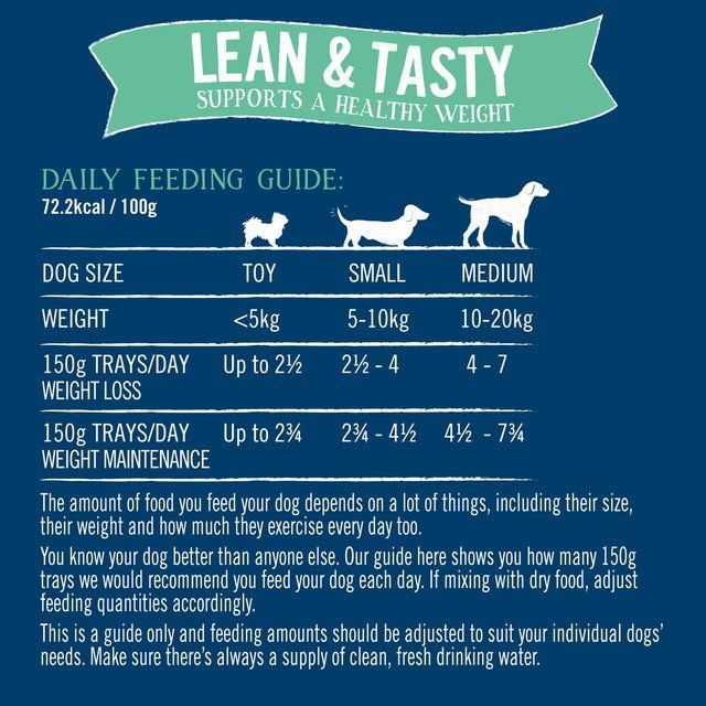 Butcher's Lean & Tasty Low Fat Dog Food Trays   12 x 150g GOODS M&S   