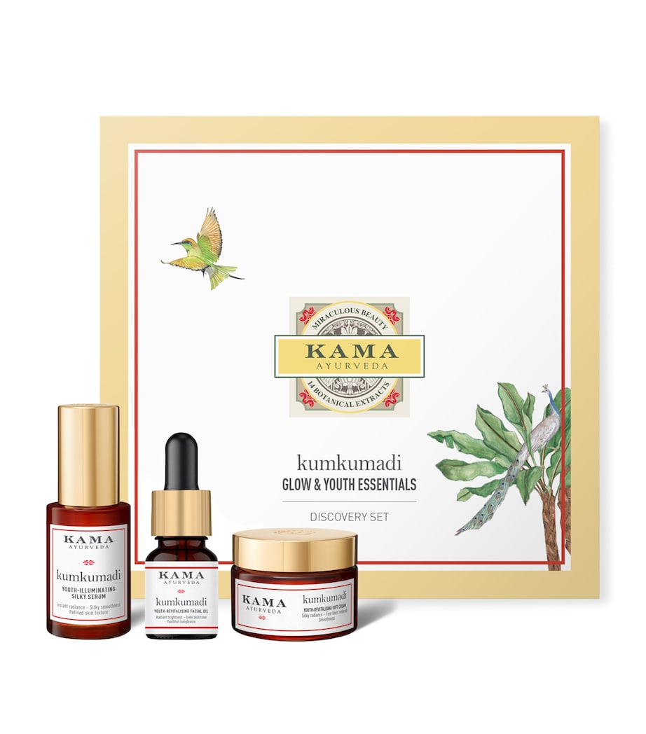 Kama Ayurveda discovery set with Kumkumadi range - British product