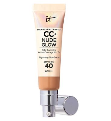 IT Cosmetics Your Skin But Better CC+ Nude Glow GOODS Boots Medium Tan  