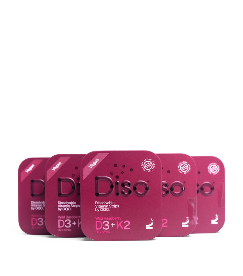 OQO Diso D3 + K2 vitamin strips 30 strips, imported from the UK