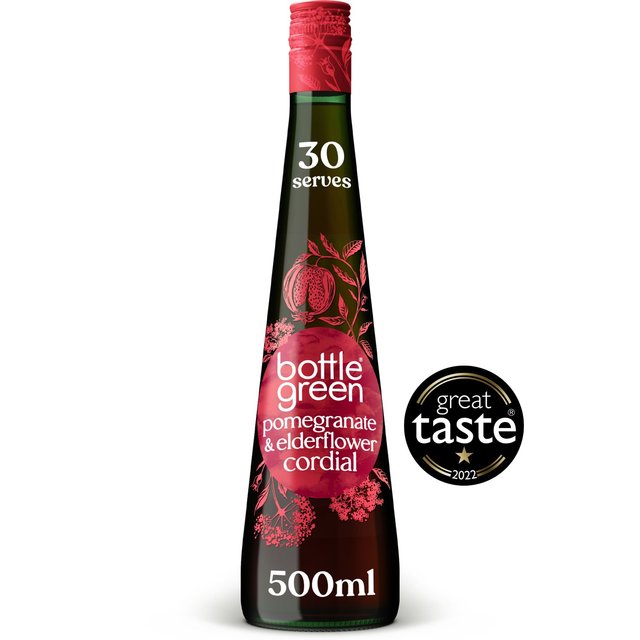 Bottlegreen Pomegranate & Elderflower Cordial   500ml GOODS M&S   