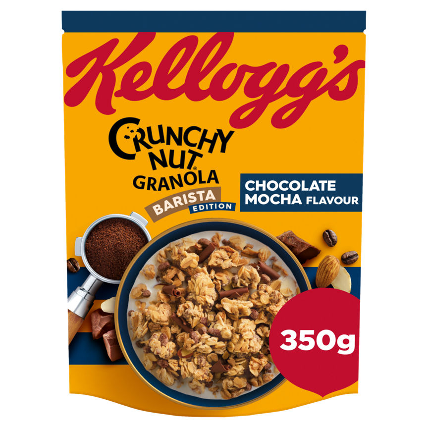 Kellogg's Barista Edition Crunchy Nut Granola Chocolate Mocha Flavour GOODS ASDA   