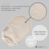 Hydréa London organic loofah exfoliating mitt with cuff, UK version