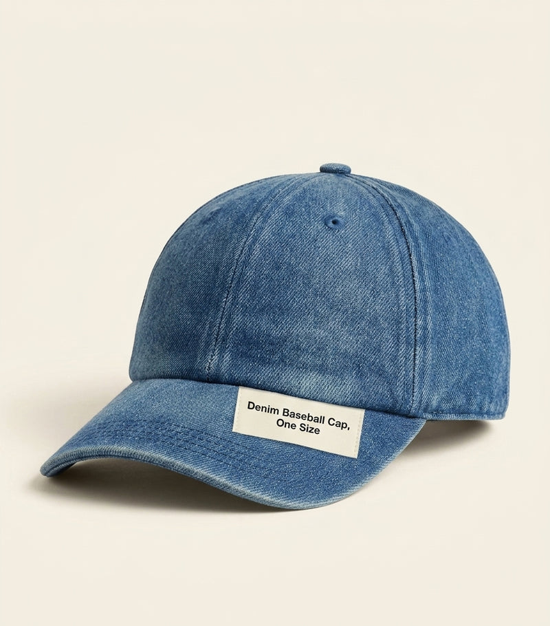 Prada denim baseball cap, UK version