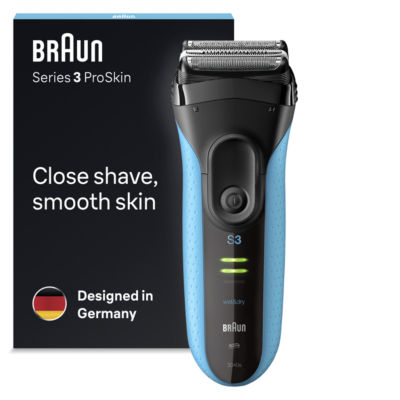 Braun Series 3+ electric shaver 3040S, imported from the UK
