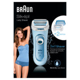 Braun Silk-épil Lady Shaver wet dry electric device - British product