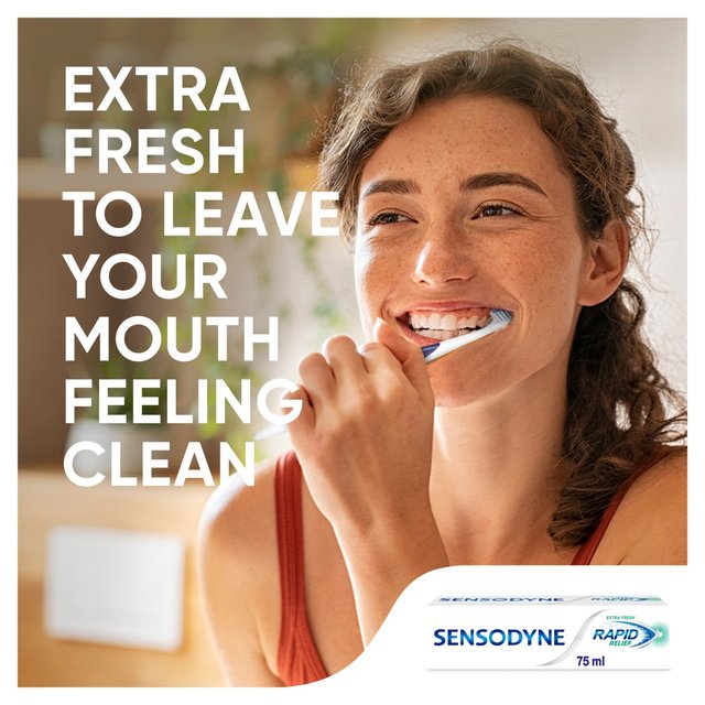 Sensodyne Rapid Relief Sensitive Teeth Extra Fresh Toothpaste   75ml GOODS M&S   