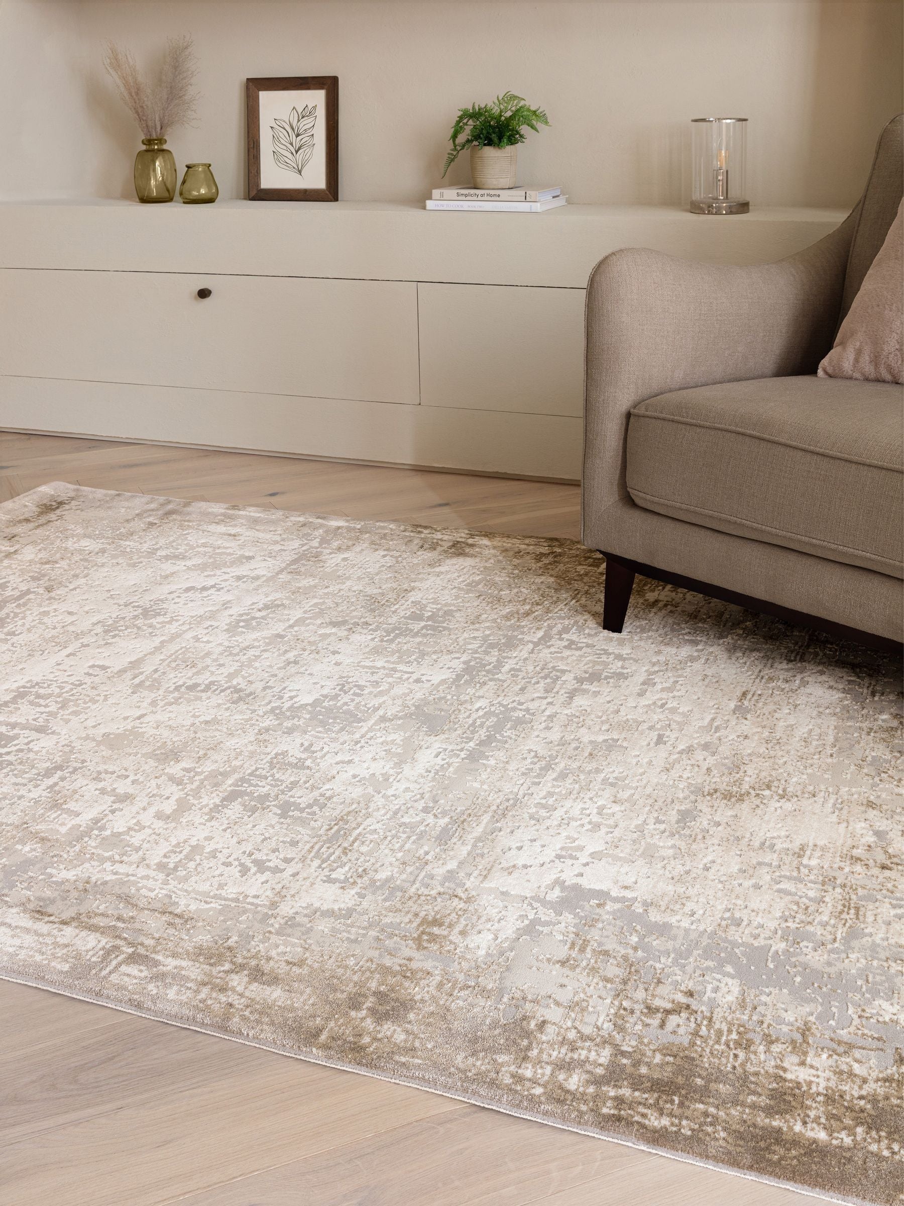 Asiatic Rugs Natural Kuza Border Rug