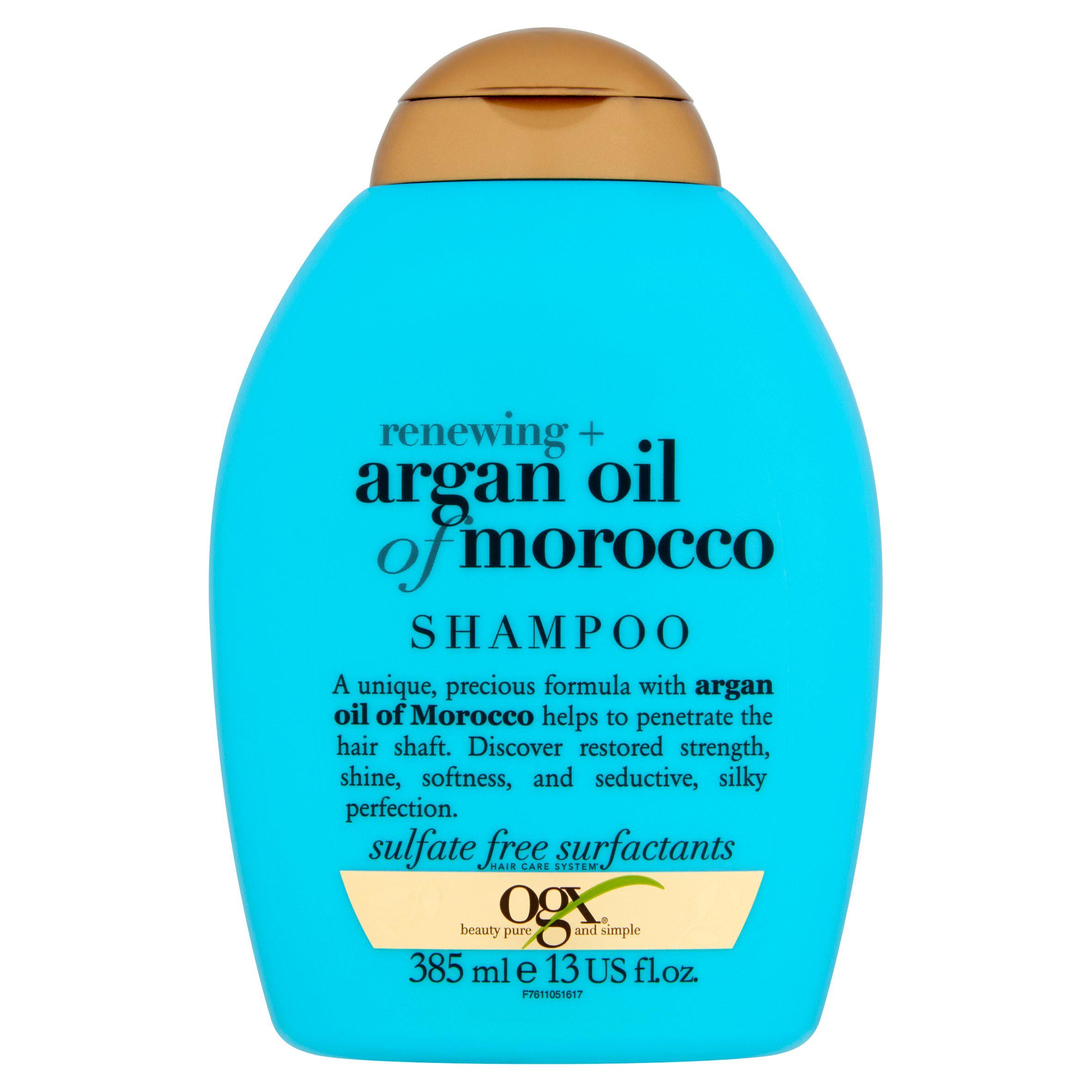 Ogx Renew Argan Oil Of Morocco Shampoo 385ml shampoo & conditioners Sainsburys   