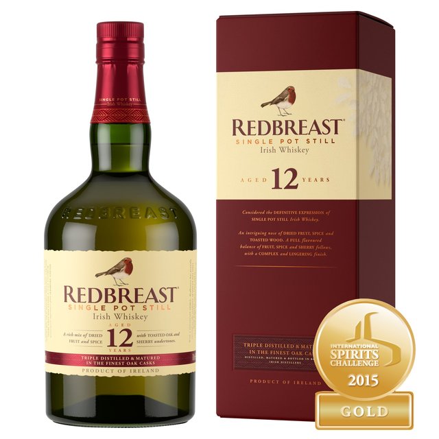 Redbreast 12 Year Old Single Pot Still Blended Irish Whiskey   70cl GOODS M&S   