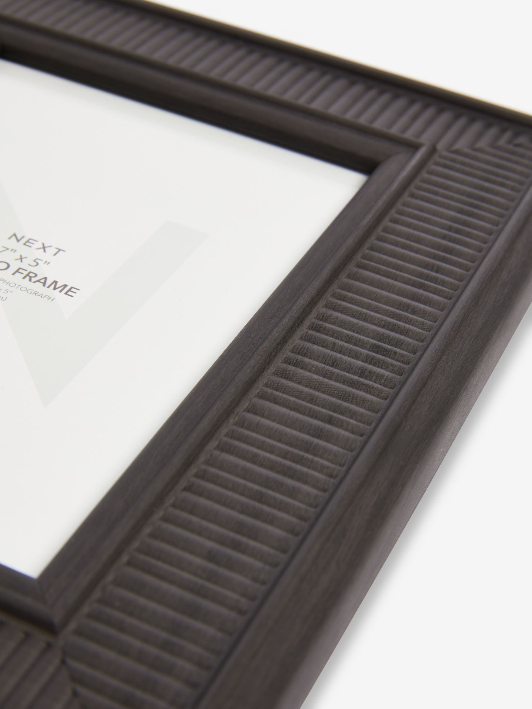 Black Rattan Effect Photo Frame