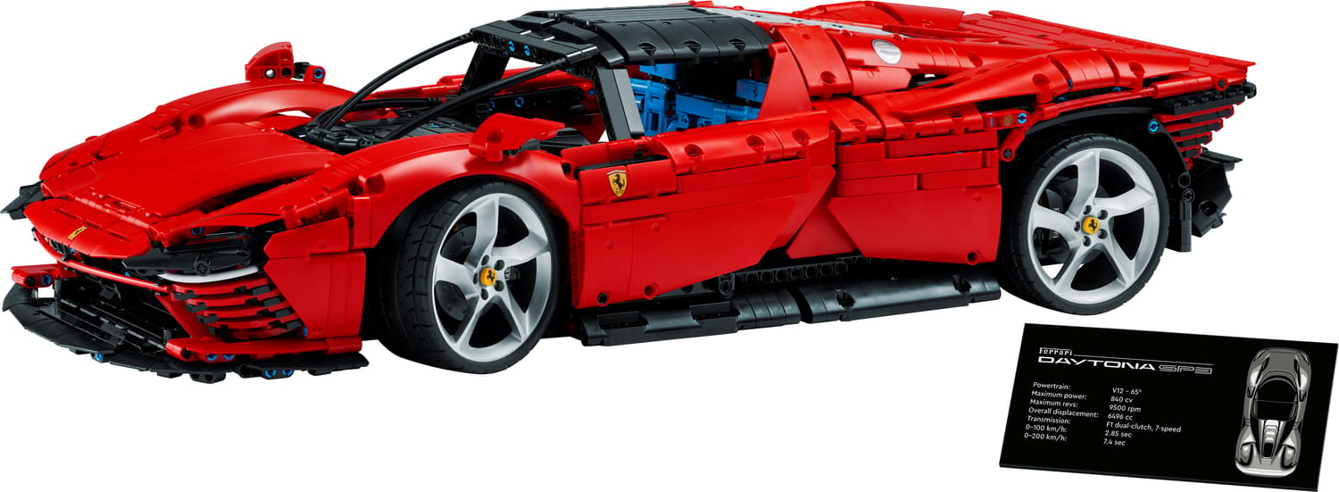 Ferrari Daytona SP3 LEGO set 3778 pieces - British product