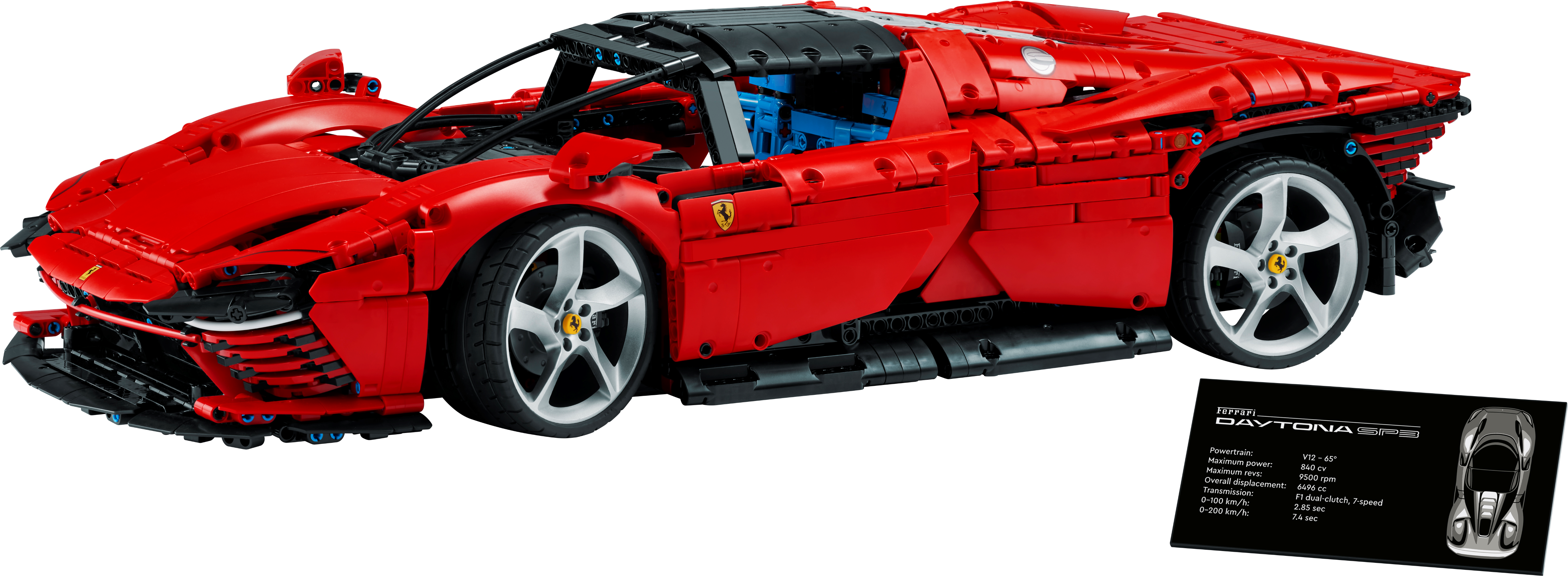 Ferrari Daytona SP3 LEGO set 3778 pieces - British product