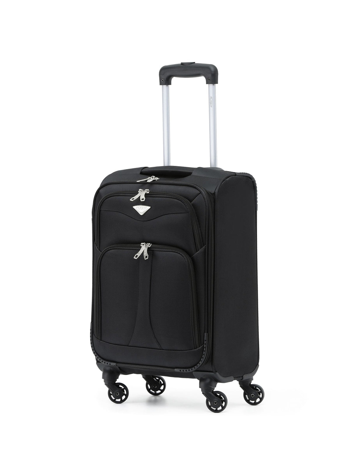 Flight Knight Quilted Navy Soft Case Cabin Suitcase 55x35x20cm