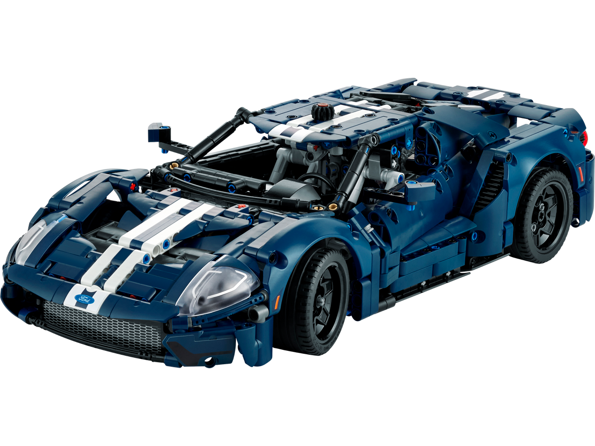 LEGO Technic 2022 Ford GT model set 1468 pieces - British product