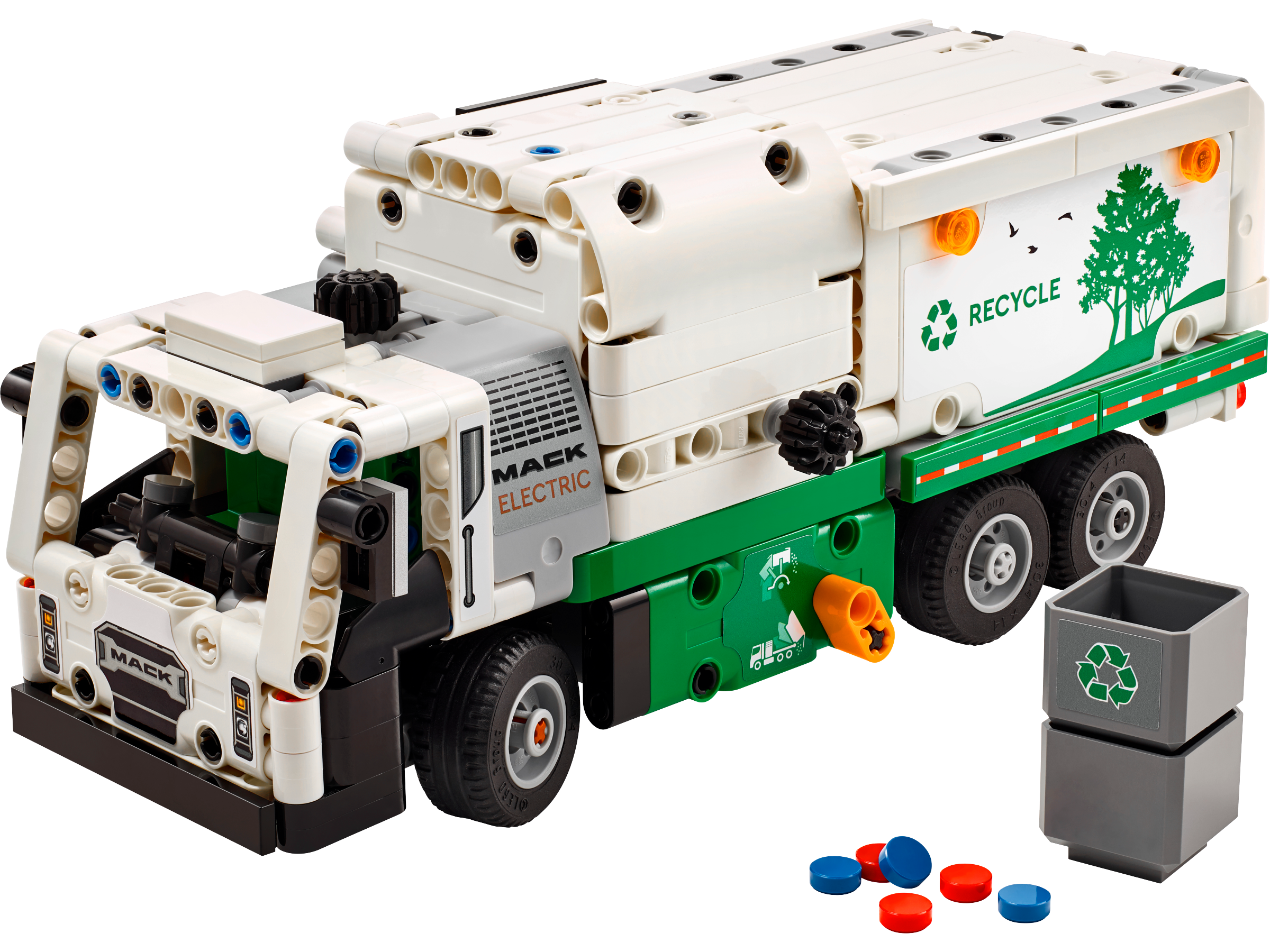 LEGO Technic Mack LR Electric Garbage Truck 503 pieces, imported from the UK
