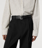 Bottega Veneta Intrecciato belt grained leather, UK version