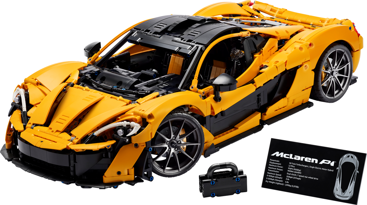 LEGO Technic McLaren P1 building set 1:8 scale - British product