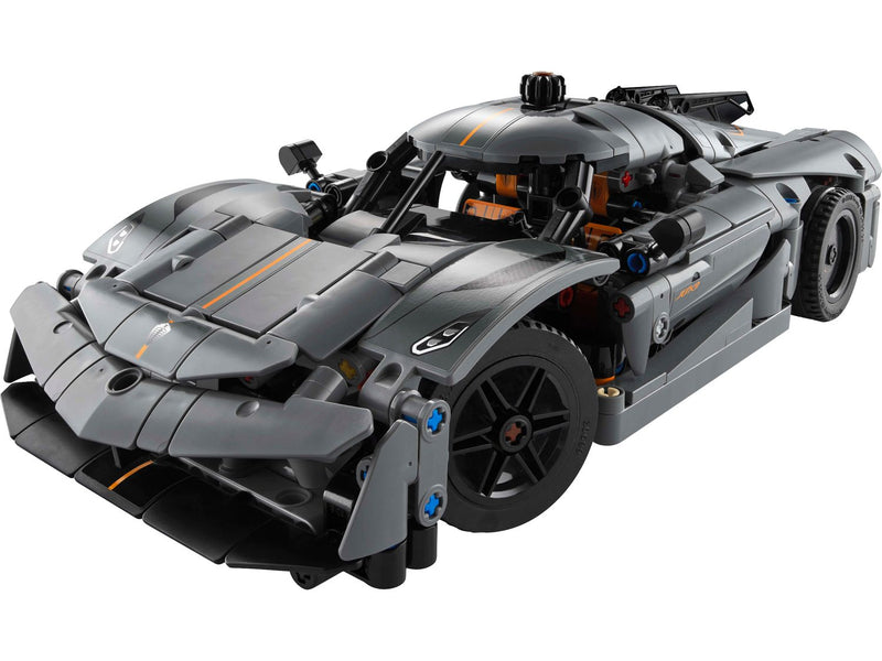 Lego Koenigsegg Jesko Grey Hypercar 801 pieces, imported from the UK