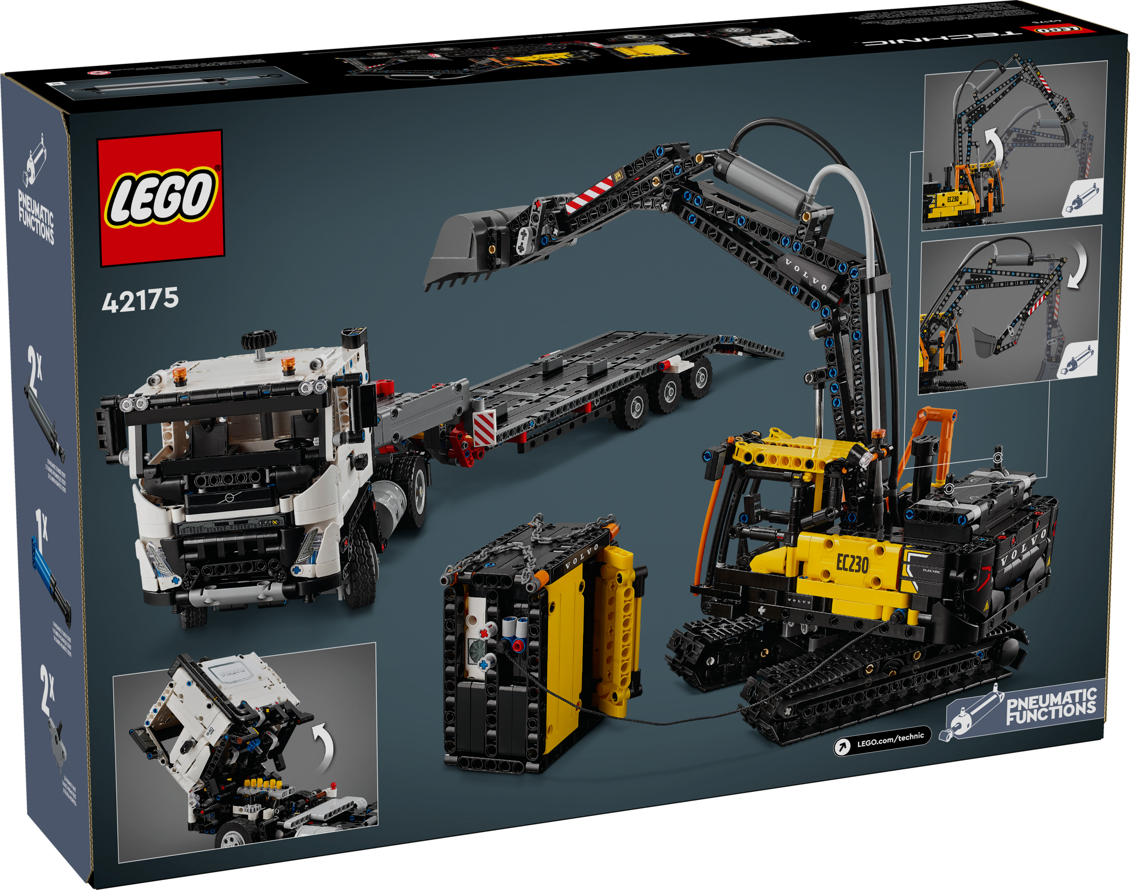 LEGO Technic Volvo FMX Truck Electric Excavator 2274 Pieces (British brand)