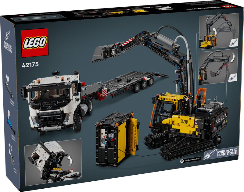 LEGO Technic Volvo FMX Truck Electric Excavator 2274 Pieces (British brand)