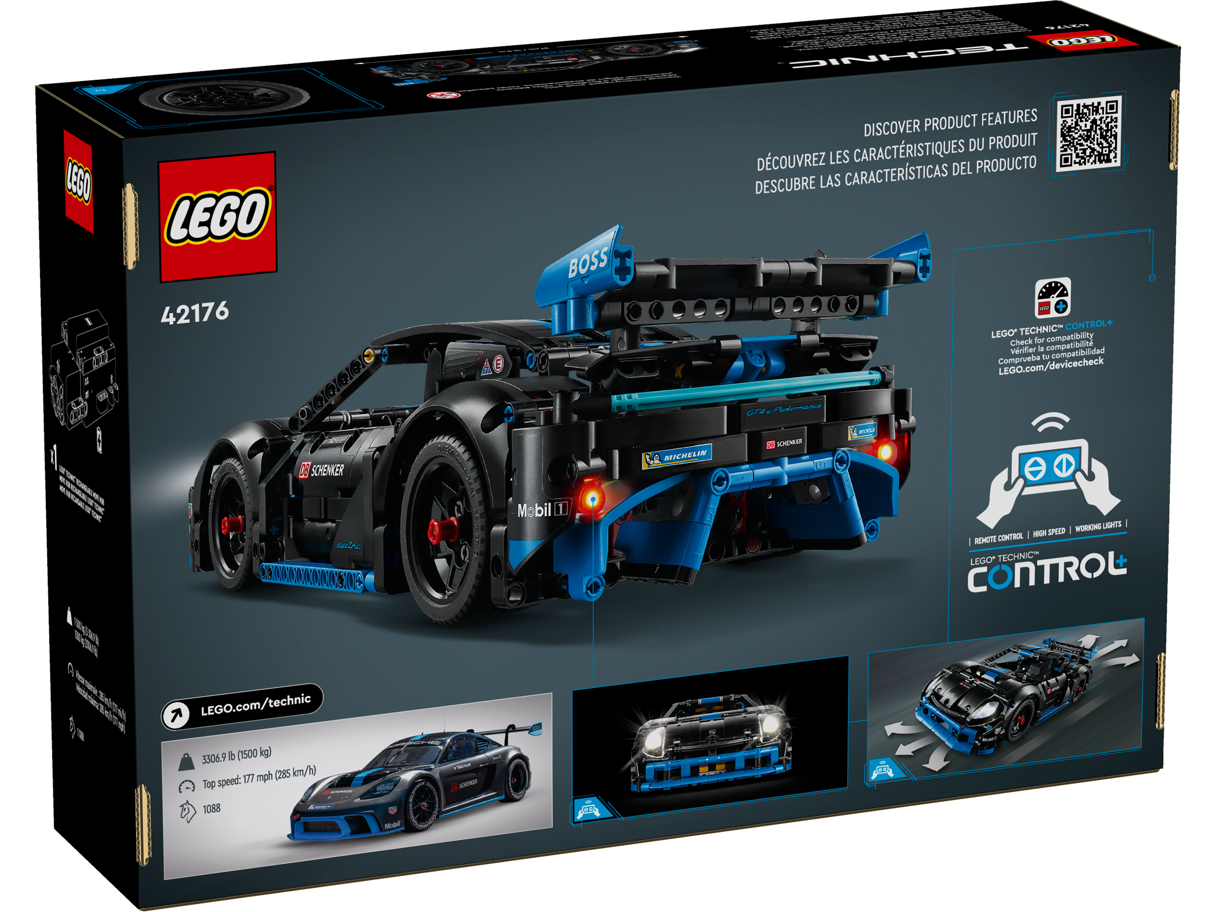 LEGO Porsche GT4 Racing Car 836 Pieces, imported from the UK