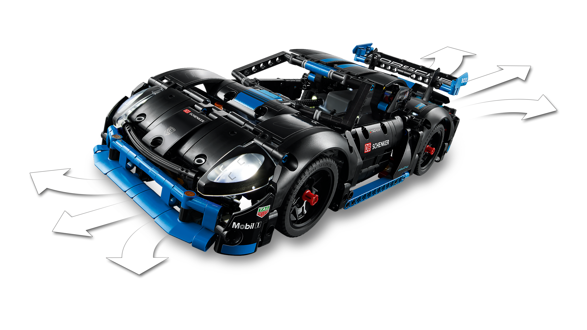 LEGO Porsche GT4 Racing Car 836 Pieces, imported from the UK