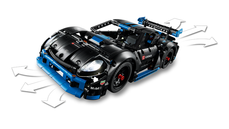 LEGO Porsche GT4 Racing Car 836 Pieces, imported from the UK