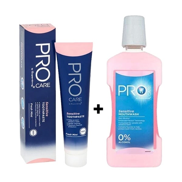 Superdrug Procare Sensitive Toothpaste & Mouthwash GOODS Superdrug   