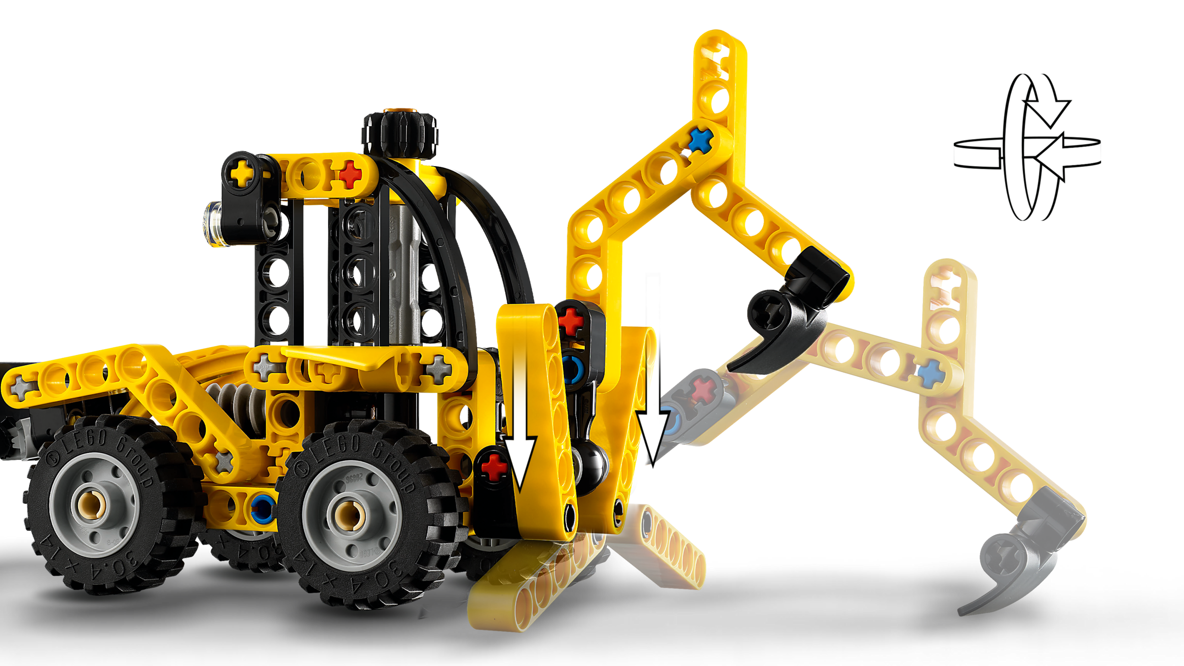 LEGO Backhoe Loader 104 Pieces - British product
