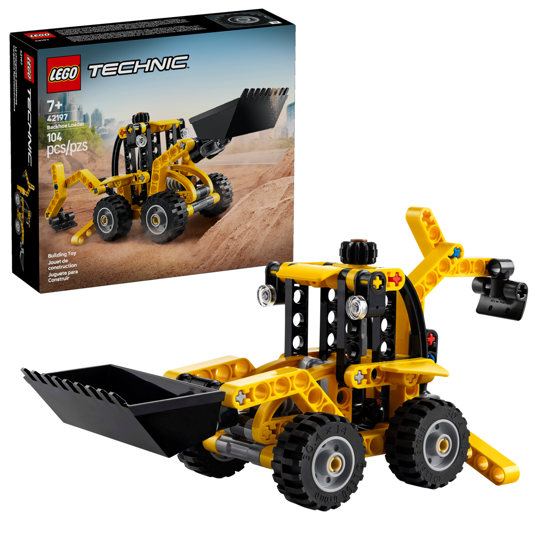 LEGO Backhoe Loader 104 Pieces - British product