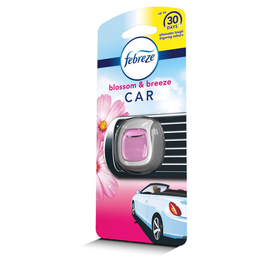 Febreze Car Blossom & Breeze Car Clip Air Freshener Aircare Sainsburys   