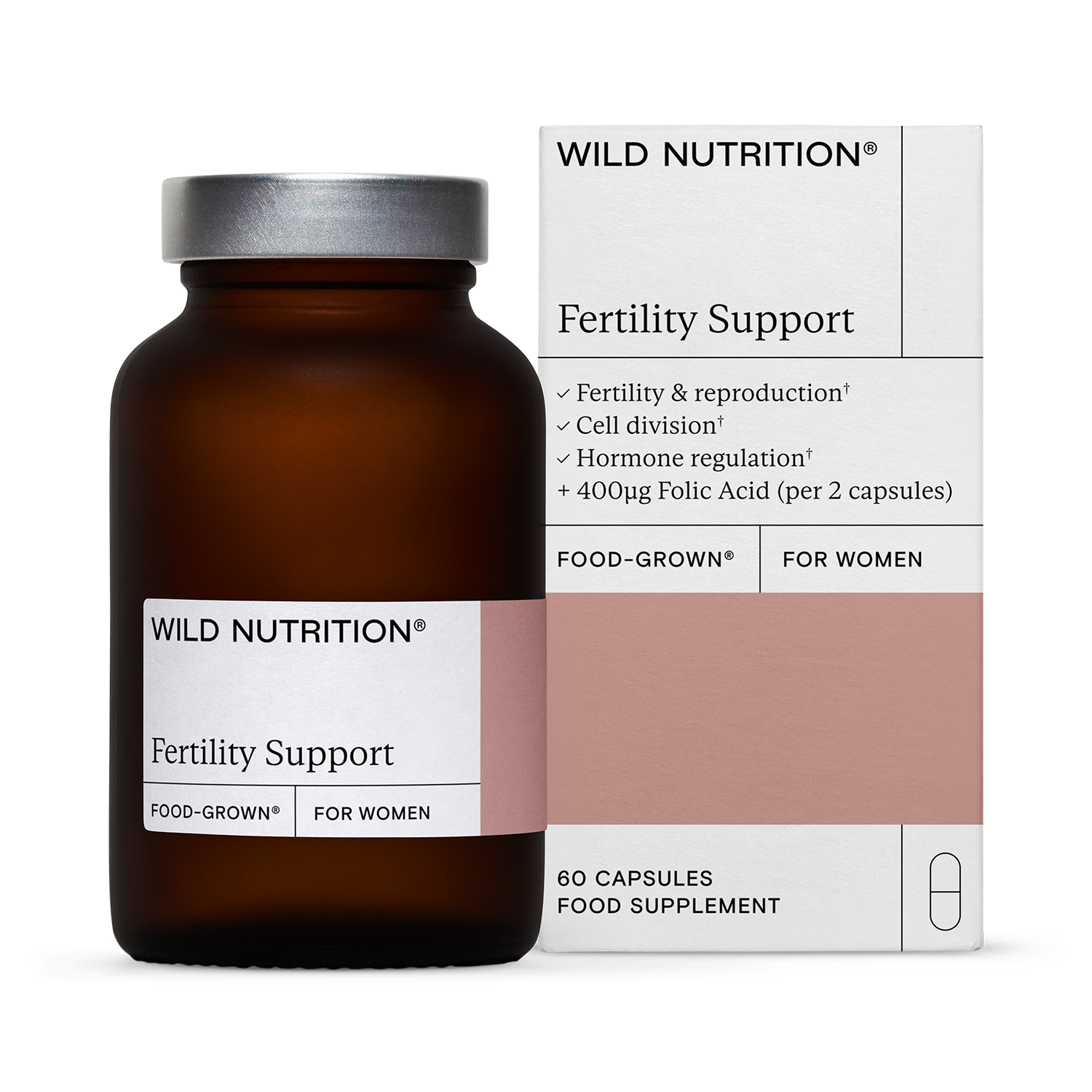 Food-Grown Fertility and Reproduction Support for Women 60 Capsules