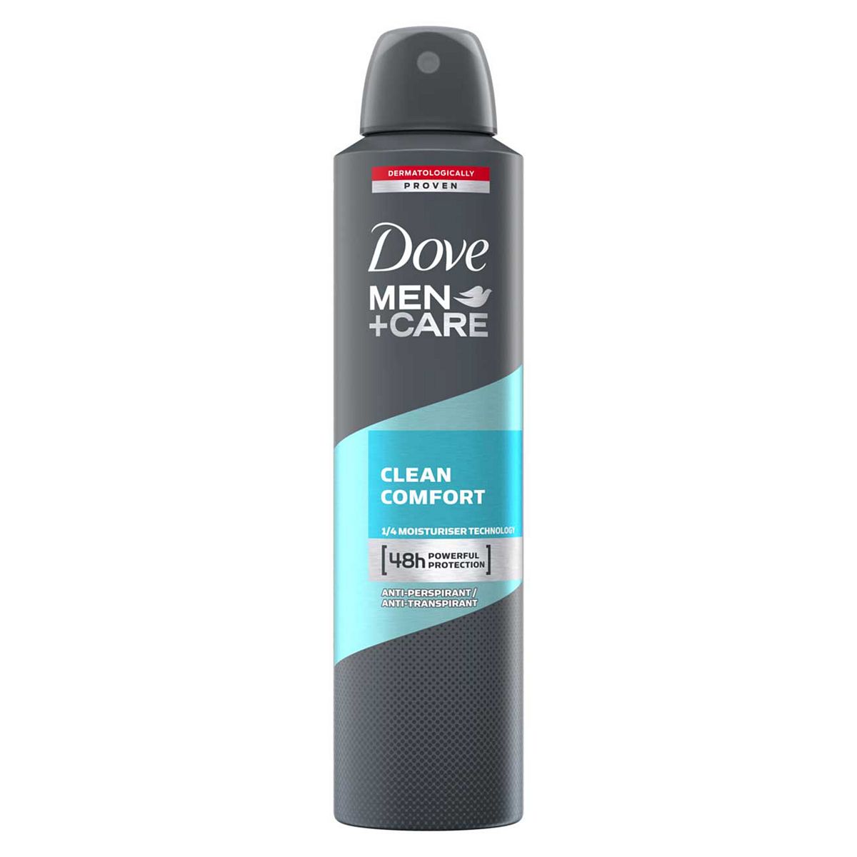 Dove Men+Care Antiperspirant Deodorant Aerosol Clean Comfort 250ml Suncare & Travel Boots   