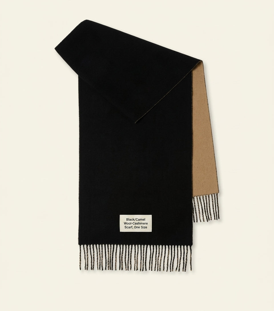 Burberry reversible cashmere EKD scarf (British brand)