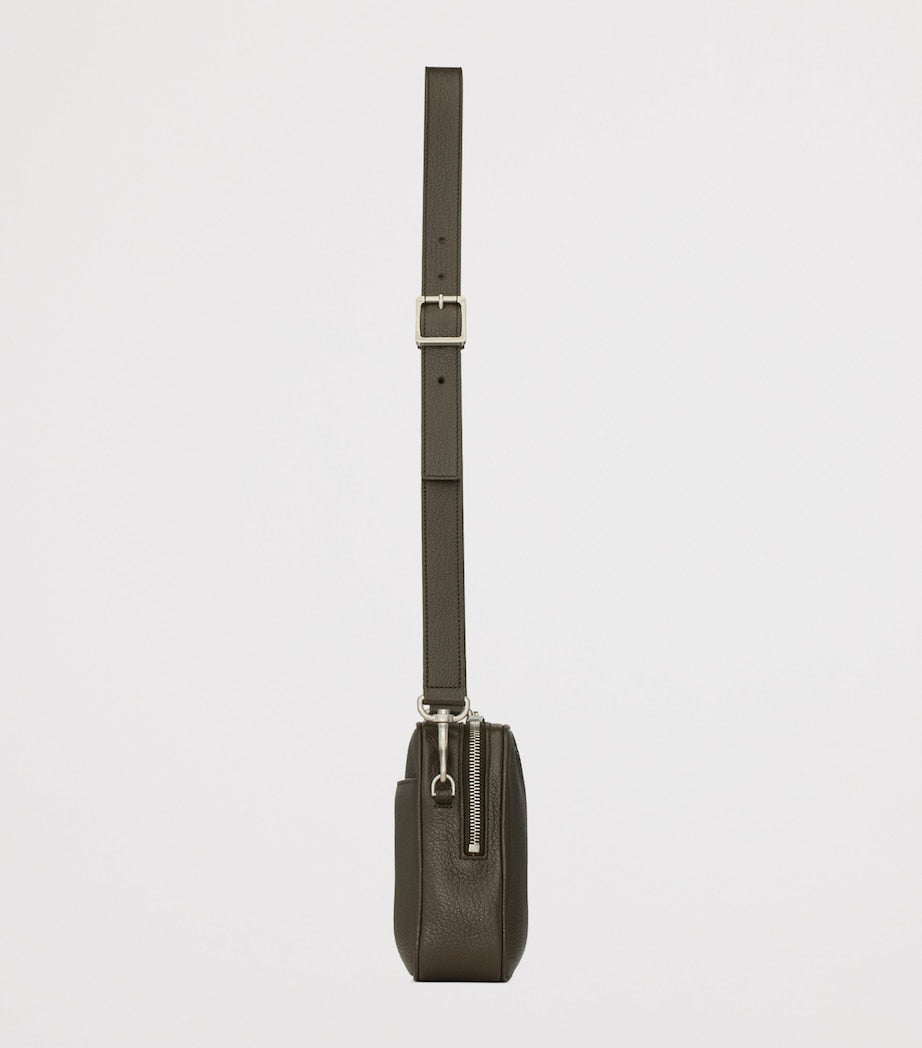 Saint Laurent camera cross-body bag grain leather, imported from the UK