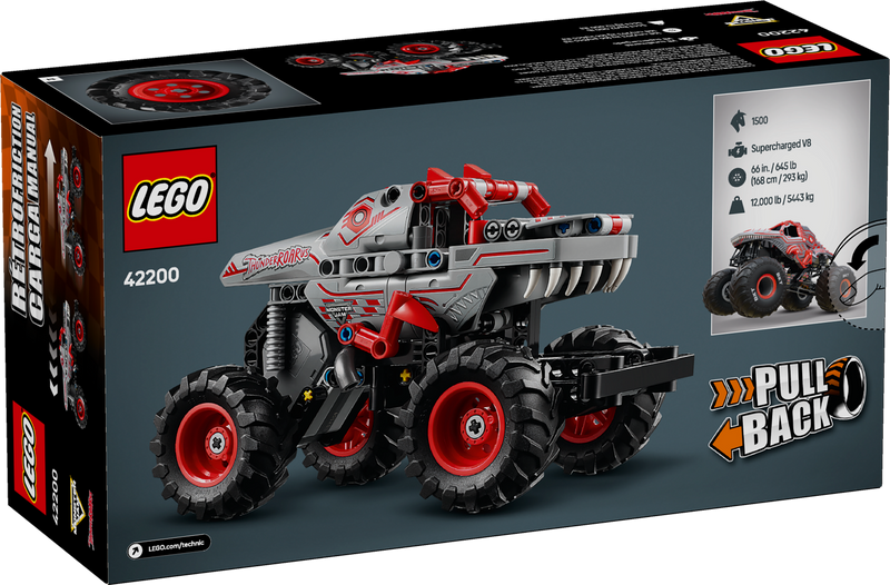 LEGO Monster Jam Technic ThunderROARus 232 Pieces, imported from the UK