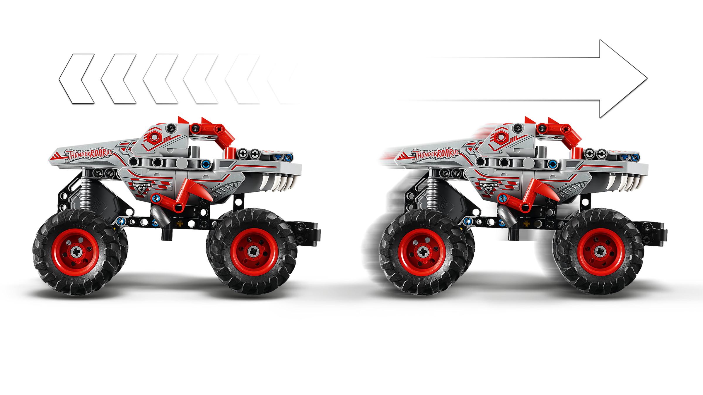 LEGO Monster Jam Technic ThunderROARus 232 Pieces, imported from the UK
