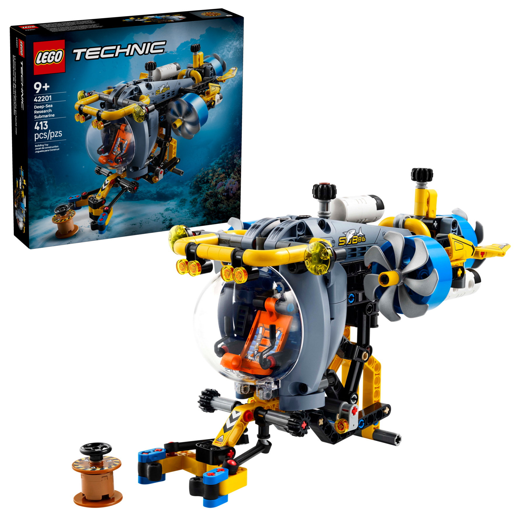 LEGO Deep Sea Research Submarine 413 Pieces - British product