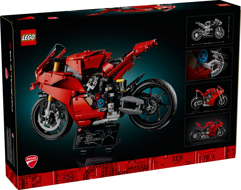 LEGO Technic Ducati Panigale V4 S Motorcycle 1603 Pieces - British product