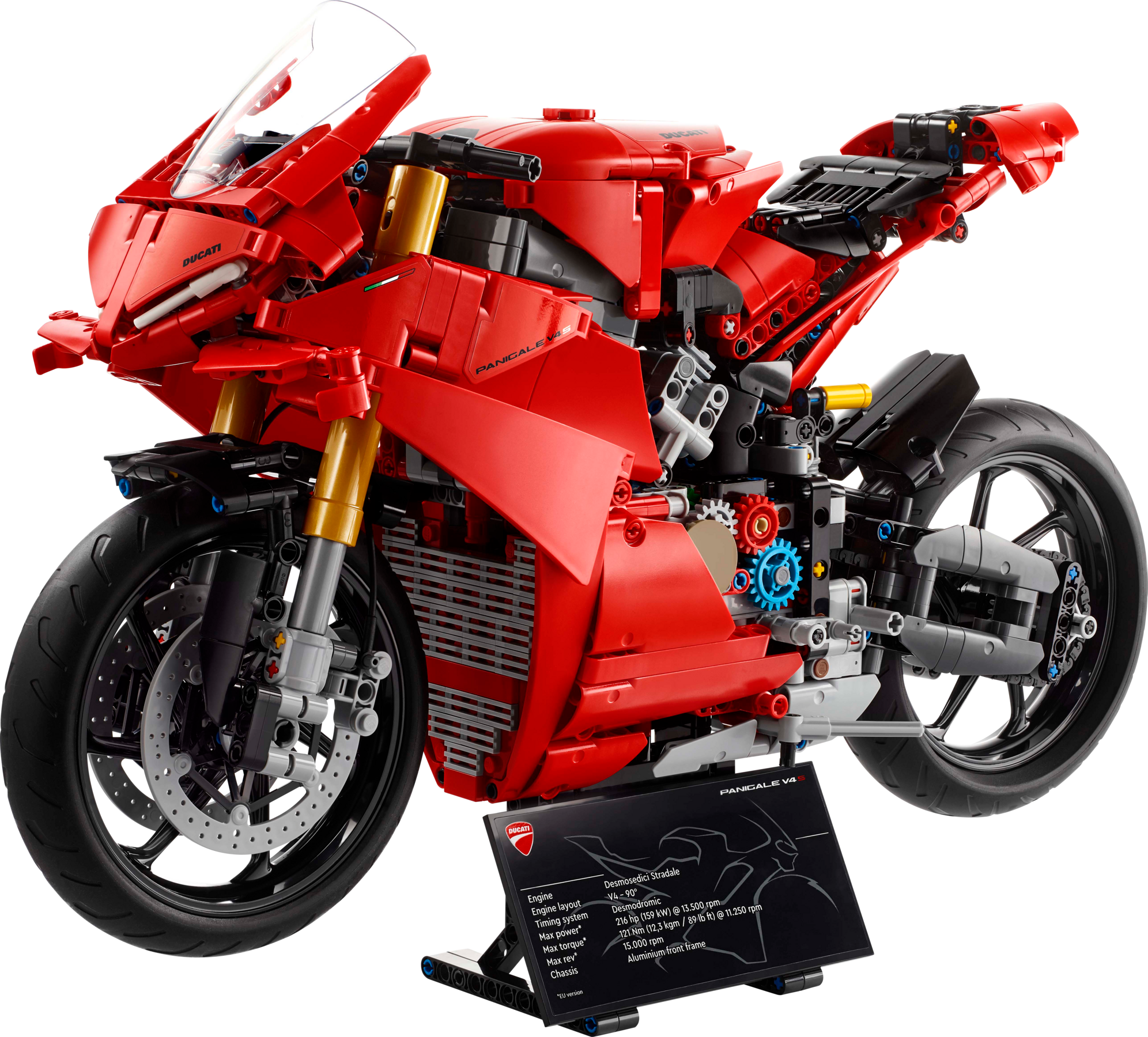 LEGO Technic Ducati Panigale V4 S Motorcycle 1603 Pieces - British product